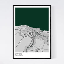Load image into Gallery viewer, Lynton Town Map Print