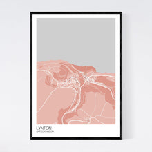 Load image into Gallery viewer, Lynton Town Map Print