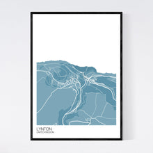 Load image into Gallery viewer, Lynton Town Map Print