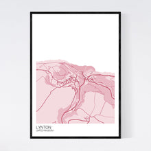 Load image into Gallery viewer, Lynton Town Map Print