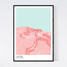 Load image into Gallery viewer, Lynton Town Map Print