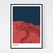 Load image into Gallery viewer, Lynton Town Map Print