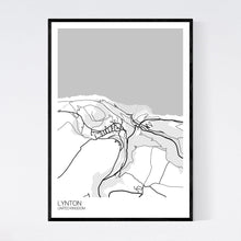Load image into Gallery viewer, Lynton Town Map Print
