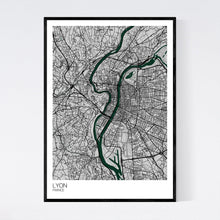 Load image into Gallery viewer, Map of Lyon, France