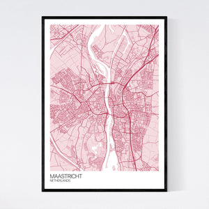 Maastricht City Map Print