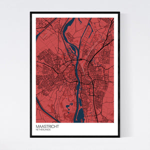 Maastricht City Map Print