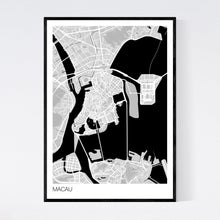 Load image into Gallery viewer, Macau City Map Print