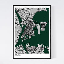 Load image into Gallery viewer, Macau City Map Print