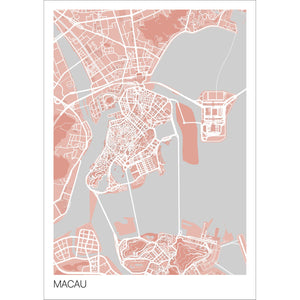 Map of Macau, 
