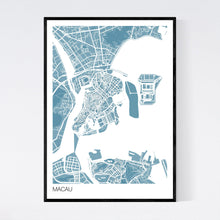 Load image into Gallery viewer, Macau City Map Print
