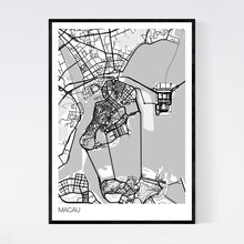 Load image into Gallery viewer, Macau City Map Print