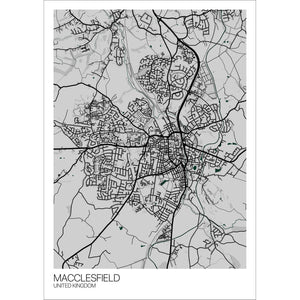 Map of Macclesfield, United Kingdom