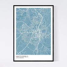 Load image into Gallery viewer, Macclesfield Town Map Print