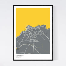 Load image into Gallery viewer, Macduff Town Map Print