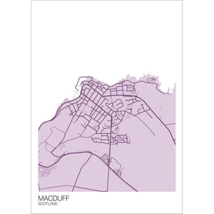 Map of Macduff, Scotland