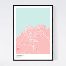 Load image into Gallery viewer, Macduff Town Map Print