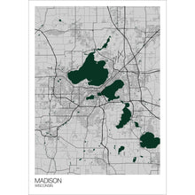 Load image into Gallery viewer, Map of Madison, Wisconsin