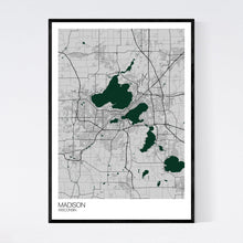 Load image into Gallery viewer, Map of Madison, Wisconsin