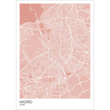 Load image into Gallery viewer, Map of Madrid, Spain