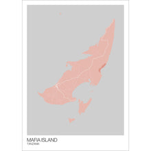 Load image into Gallery viewer, Map of Mafia Island, Tanzania