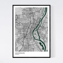 Load image into Gallery viewer, Magdeburg City Map Print