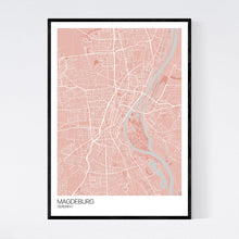 Load image into Gallery viewer, Magdeburg City Map Print