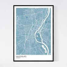 Load image into Gallery viewer, Magdeburg City Map Print