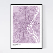 Load image into Gallery viewer, Magdeburg City Map Print