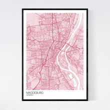 Load image into Gallery viewer, Magdeburg City Map Print