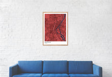 Load image into Gallery viewer, Map of Magdeburg, Germany