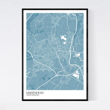 Load image into Gallery viewer, Maidenhead City Map Print