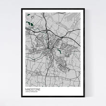 Load image into Gallery viewer, Maidstone City Map Print