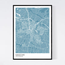 Load image into Gallery viewer, Maidstone City Map Print