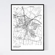 Load image into Gallery viewer, Maidstone City Map Print
