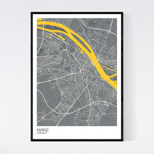 Load image into Gallery viewer, Mainz City Map Print