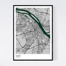 Load image into Gallery viewer, Mainz City Map Print
