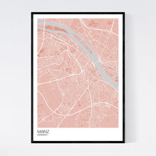 Load image into Gallery viewer, Mainz City Map Print