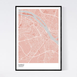 Mainz City Map Print