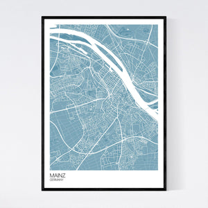 Mainz City Map Print