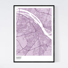 Load image into Gallery viewer, Mainz City Map Print