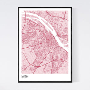 Mainz City Map Print