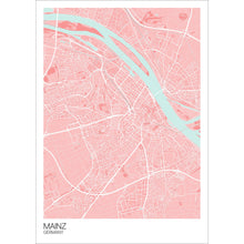 Load image into Gallery viewer, Map of Mainz, Germany