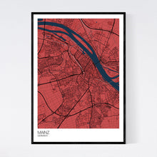 Load image into Gallery viewer, Mainz City Map Print