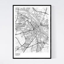 Load image into Gallery viewer, Mainz City Map Print