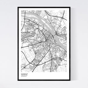Mainz City Map Print