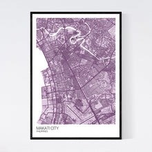 Load image into Gallery viewer, Makati City City Map Print