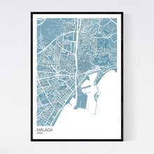 Load image into Gallery viewer, Map of Málaga, Spain