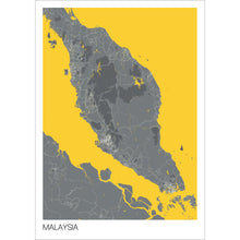 Load image into Gallery viewer, Map of Malaysia, 