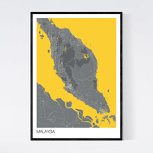 Load image into Gallery viewer, Map of Malaysia, 