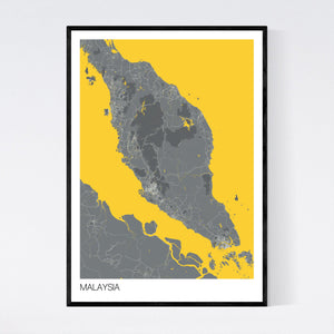 Map of Malaysia, 